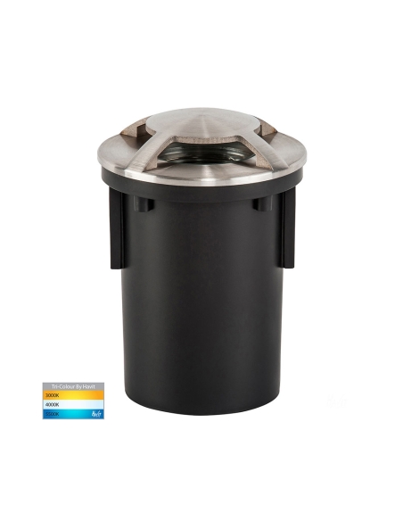 HV19082T - Viale 5W 12V DC Three-Way LED Inground HV19082T
