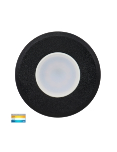 Ollo 5W 12V DC LED Inground Uplighter Black / Tri-Colour - HV19022T-BLK