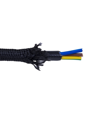 HV9985-BLK - 3 Core Black cableHV9985-BLK