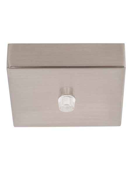 HV9705-9025-SCH-SQ - HV9705-9025-SCH-Square - 100mm Square Canopy Satin Chrome