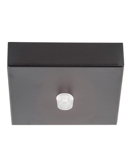 HV9705-9025-BLK-SQ - HV9705-9025-Black-Square - 100mm Square Canopy Black
