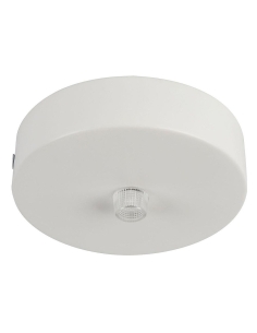 100mm Surface Mounted Round Canopy WhiteHV9705-9025-WHT-RND