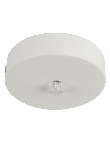 100mm Surface Mounted Round Canopy White