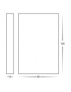 Surface Mounted Up & Down Step Light BrassHV3289W-BR 2