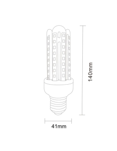 3U 12V AC / DC 9W ES LED Globe Warm White - 3U0013U001 2