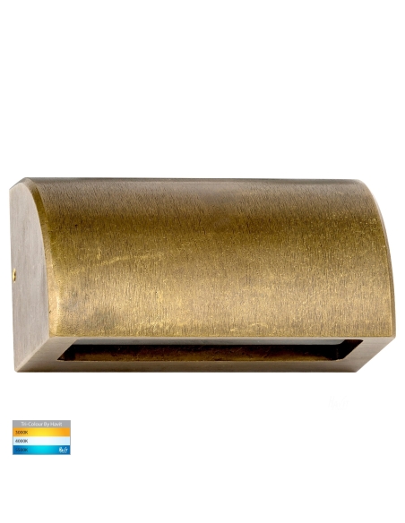 HV3283T-BRZ - HV3283T-Bronze - Ridge Solid Bronze LED Step Light