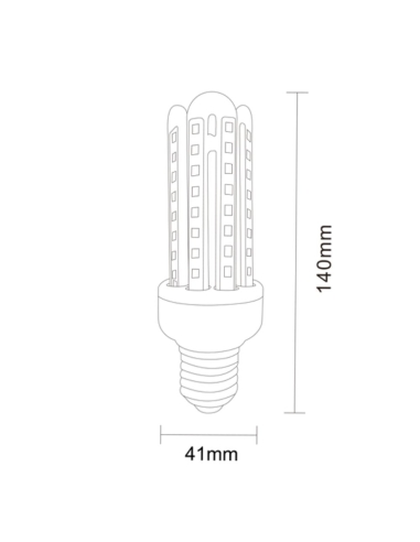 3U002 - 12V AC/DC 3U LED Globes (9W)3U002