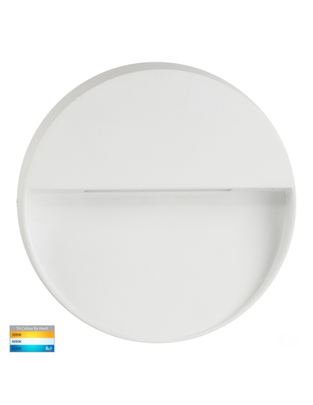 HV3277T-WHT-12V - HV3277T-White - Virsma White Round LED Step lights