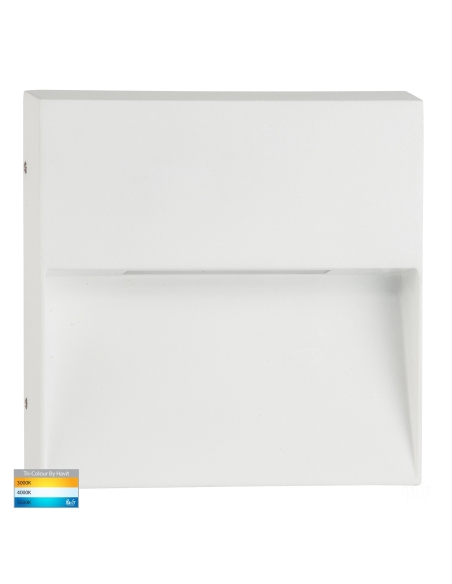 HV3276T-WHT-240V - HV3276T-White - Virsma White Square LED Step lights
