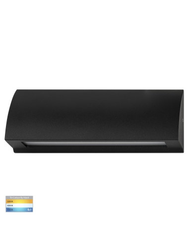 Taso 6W Black TRI Colour LED Step Light