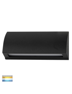 Rectangular Surface Mounted Step Light BlackHV3270T-BLK-12V