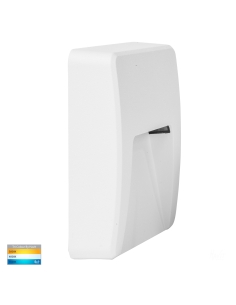 Square White Surface Mounted PC Step LightHV3222T-WHT 2