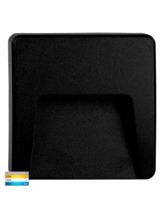Square Black Surface Mounted PC Step LightHV3222T-BLK