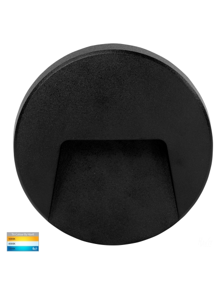 HV3221T-BLK - HV3221T-Black - Seefore Polycarbonate Black LED Step Light