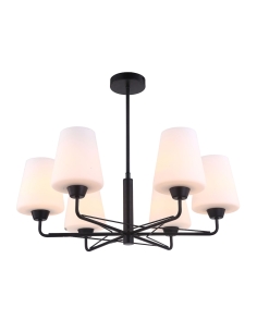 ABBEY1 - ABBEY Interior Traditional 6 Lamps Opal Glass ABBEY1 2