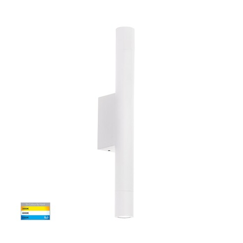 Dugo Aluminium White Up & Down Wall Light