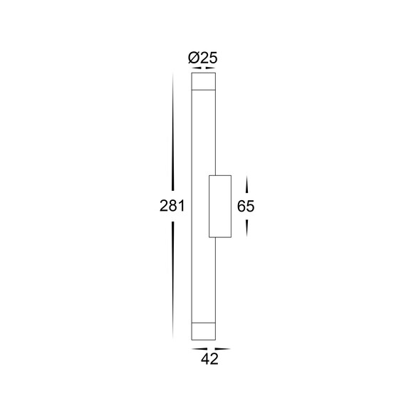 HV10395T - Dugo Aluminium White Up & Down Wall HV10395T
