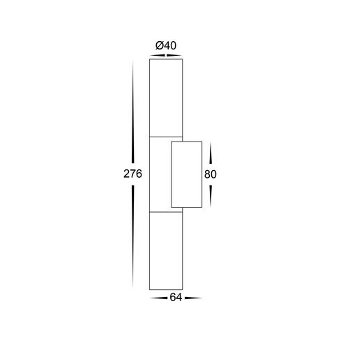 HV10932T-WHT - HV10932T-White - Akril Aluminium HV10932T-WHT