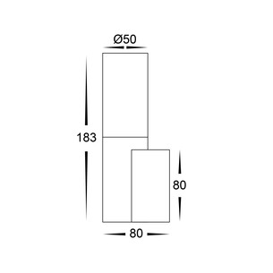 HV10941T-WHT - HV10941T-White - Akril Aluminium White Wall HV10941T-WHT 2