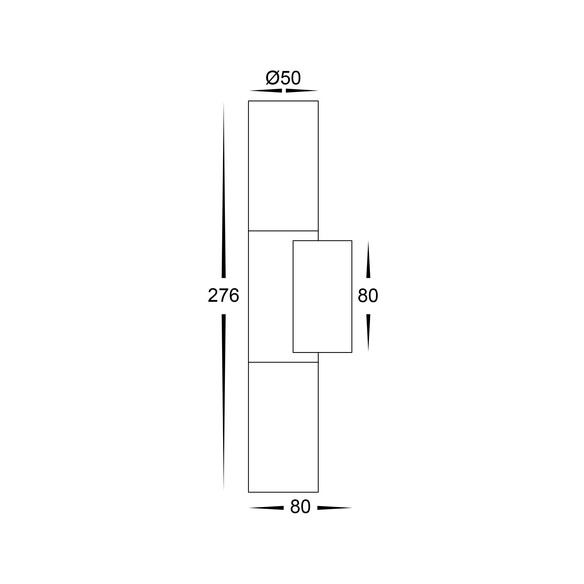 HV10942T-BLK - HV10942T-Black - Akril Aluminium HV10942T-BLK