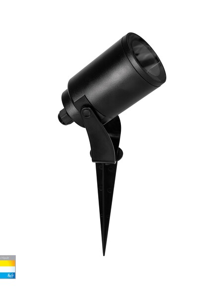 HV1482T-BLK - HV1482T-Black - Niso Polycarbonate Black 5W LED Garden Spike Light