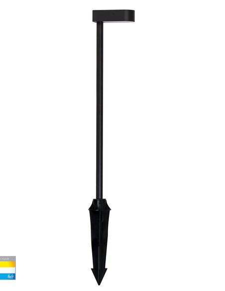 HV1517T-BLK-24V - HV1517T-Black-24V - Lindri Aluminium Black LED Bollard Spike Light