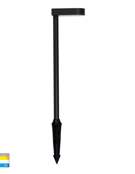 HV1518T-BLK-24V - HV1518T-Black-24V - Lindri Aluminium Black LED Bollard Spike Light