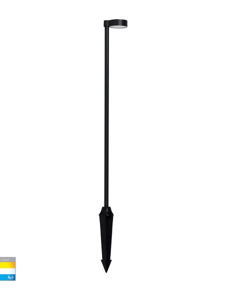 HV1521T-BLK-24V - HV1521T-Black-24V - Liueg Aluminium Black LED Bollard Spike Light