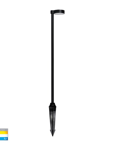 Liueg Aluminium Black LED Bollard Spike Light