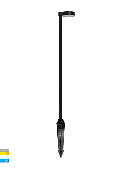HV1522T-BLK-24V - HV1522T-Black-24V - Liueg Aluminium Black LED Bollard Spike Light