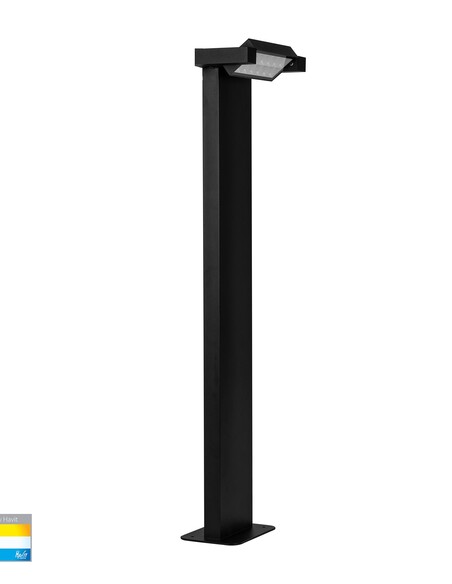 HV1634T-BLK-240V - HV1634T-Black-240V - Locu Black Single Adjustable LED Bollard Light