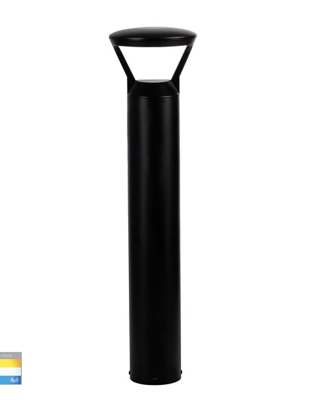 HV1643T-BLK-24V - HV1643T-Black-240V | HV1643T-Black-24V - Thema Aluminium Black 975mm Round LED Bollard Lights