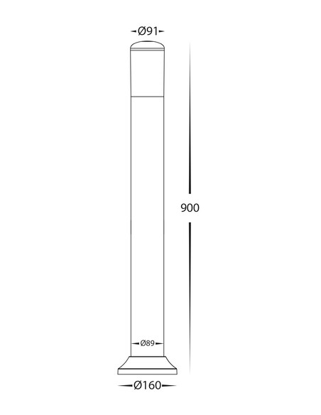 HV1682T-BLK - HV1682T-Black - Renzi Polycarbonate HV1682T-BLK