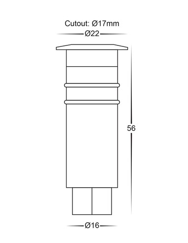 HV2861T - Kett 316 Stainless Steel LED Deck LightsHV2861T