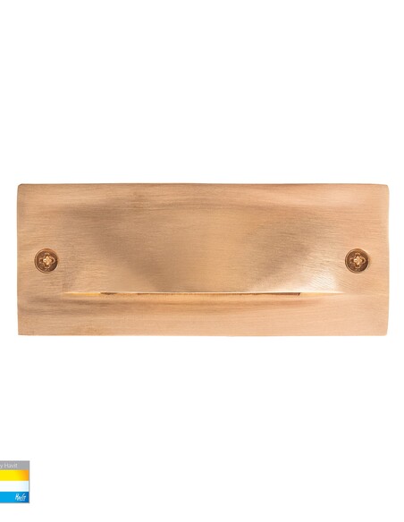 HV3012T-BR-12V - HV3012T-BR-12V | HV3012T-BR-240V - Corba Brass 6W Recessed Brick Light