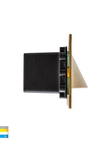 HV3012T-BR-12V - Corba Brass 6W Recessed Brick HV3012T-BR-12V