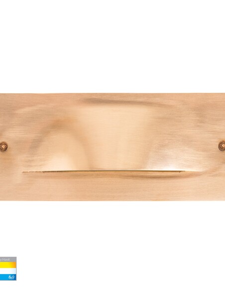 HV3013T-BR-240V - Corba Brass 10W Recessed Brick Light