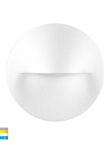 HV3227T-WHT-240V - HV3227T-White - Lisca Aluminium White Round LED Wall Light
