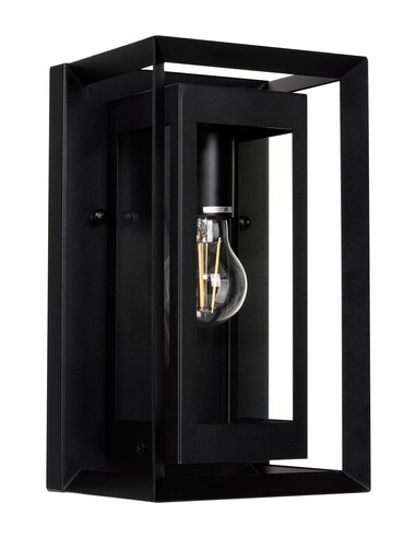 HV3531W-S-BLK - HV3531W-S-Black - Felix Galvanised Iron Black Wall Light