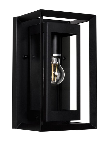 HV3531W-S-BLK - HV3531W-S-Black - Felix Galvanised Iron Black Wall Light