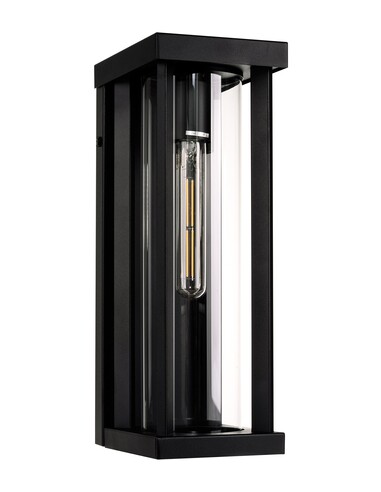 HV3534W-S-BLK - HV3534W-S-Black - Nalia Galvanised Iron Black Wall Light