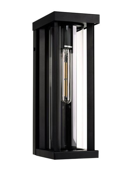 HV3534W-S-BLK - HV3534W-S-Black - Nalia Galvanised Iron Black Wall Light