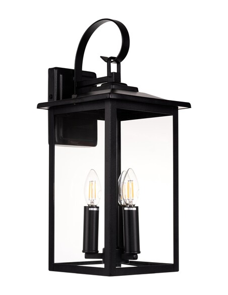 HV3535W-M-BLK - HV3535W-M-Black - Madix Galvanised Iron Black Wall Light