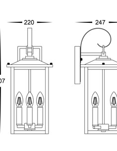 HV3535W-M-BLK - HV3535W-M-Black - Madix Galvanised Iron HV3535W-M-BLK 2