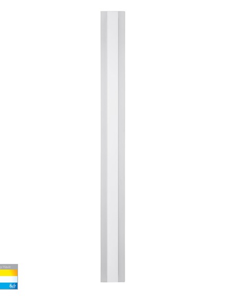 HV3584T-WHT-24V - HV3584T-White - Barline Aluminium White 1000mm Wall Light