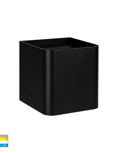 HV36583T-BLK-SQ - HV36583T-Black-Square - Versa Black Square Up & Down Wall Light
