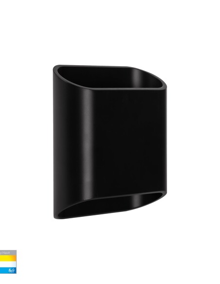 HV3662T-BLK-240V - HV3662T-Black-240V - Contec Aluminium Black Up & Down Wall Light