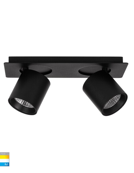 HV4003T-2-BLK - HV4003T-2-Black - Sbarra Black 2 Light Adjustable Bar Light