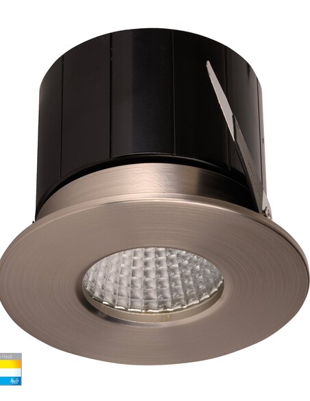 HV5511T-NK - HV5511T-Nickel - Prime Nickel Coloured Fixed LED Downlight
