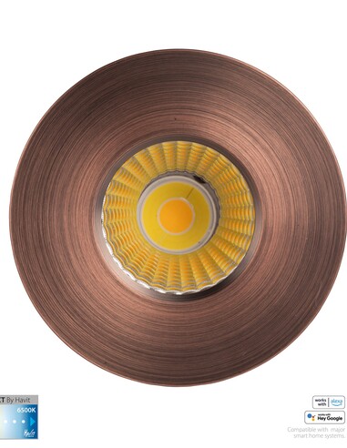 HV5511CCT-AB - Prime Antique Brass Fixed CCT WIFI HV5511CCT-AB